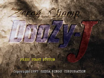 Zero4 Champ DooZy-J (JP) screen shot title